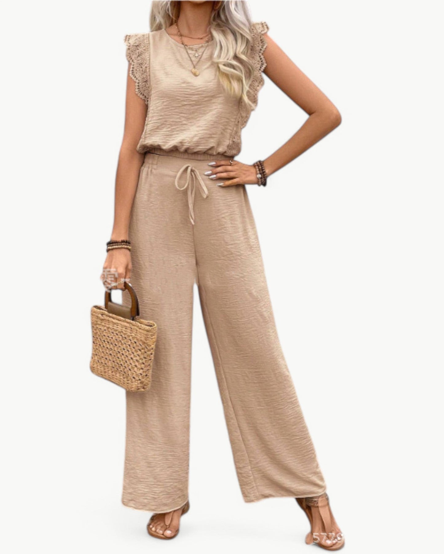 CELESTE – 2-piece set with lace details – Light and summery