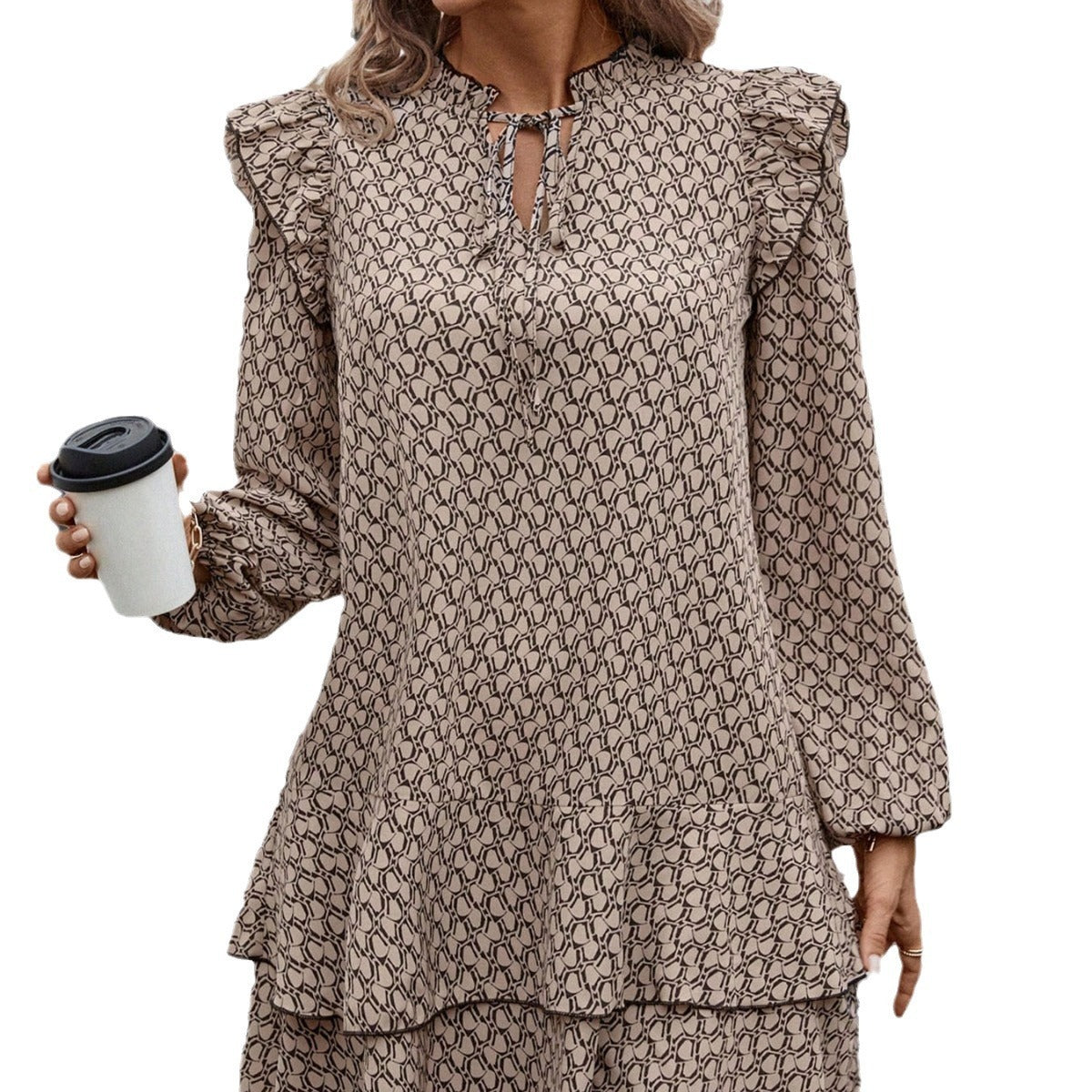 NATHALIE - LONG-SLEEVED - DRESS