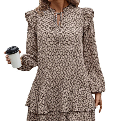 NATHALIE - LONG-SLEEVED - DRESS