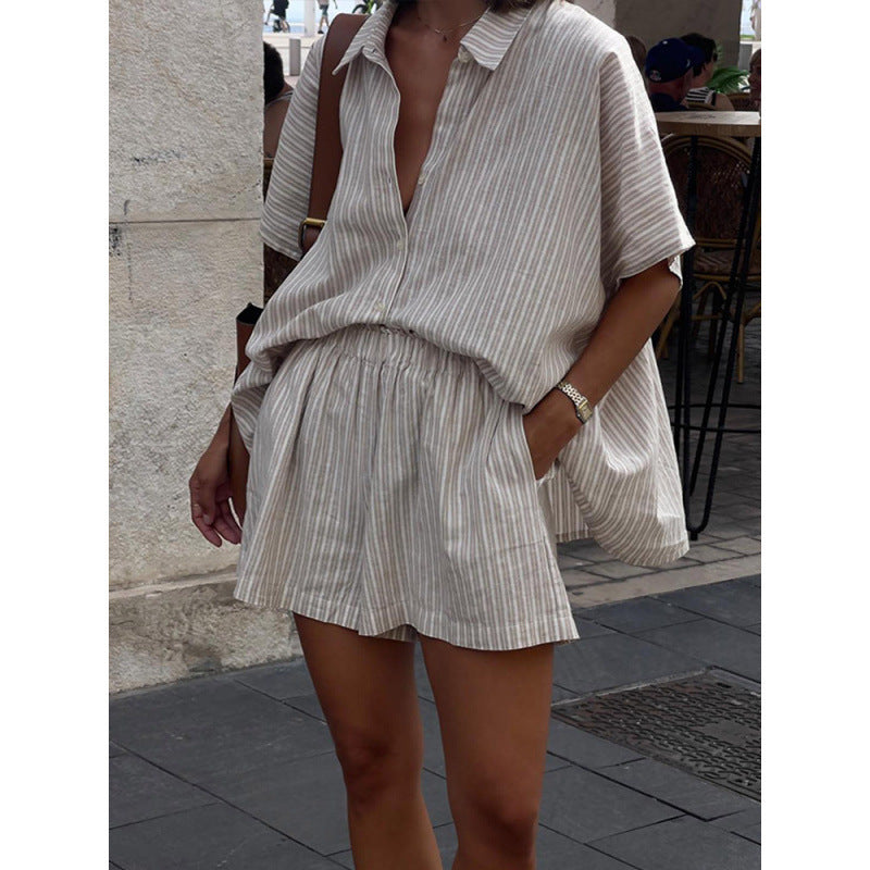 NOUR – Striped 2-Piece Set