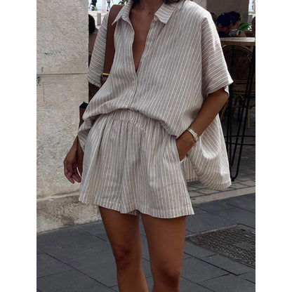 NOUR – Striped 2-Piece Set