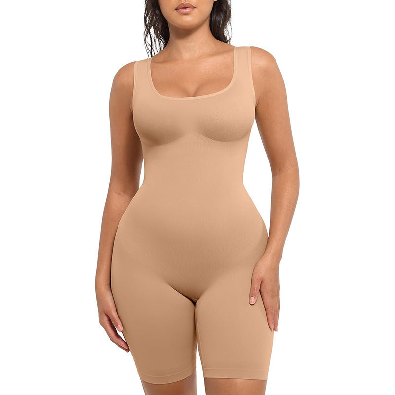 Shapewear round neck bodysuit