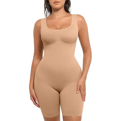 Shapewear round neck bodysuit