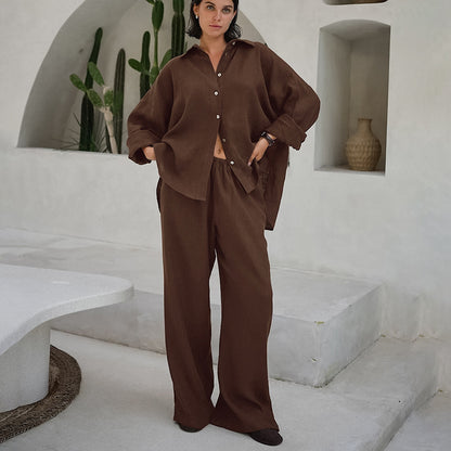 TINA – Loose shirt and pants set