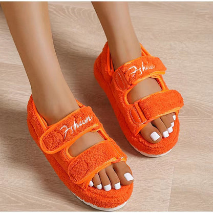 SANDRA - FLUFFY PLATFORM - SANDAL