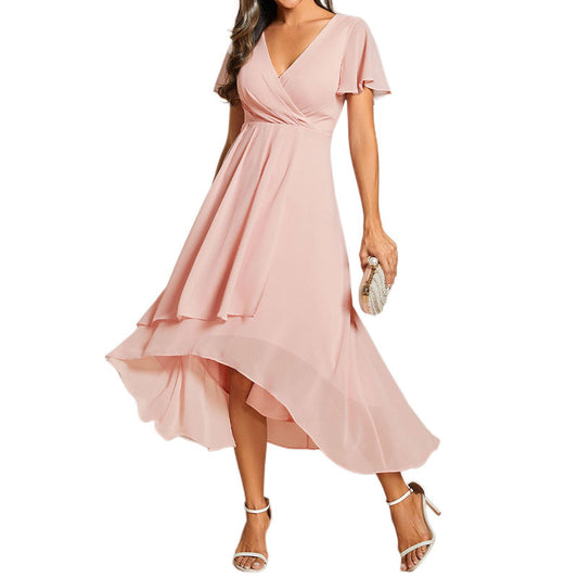 SIA – V-neck Short sleeve dress