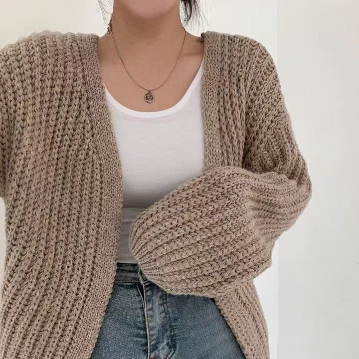 CLAIRE – Chunky knit cardigan