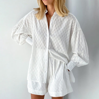 ELENA – Light & stylish 2-piece set | Shirt & shorts