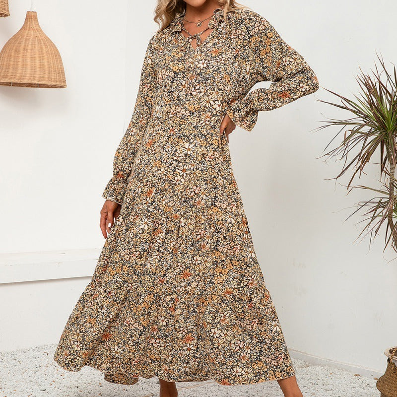 SIMONE - FLOWERY & LONG - DRESS