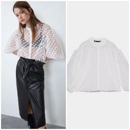 JENNY - PRICKLY & TRANSPARENT - TOP