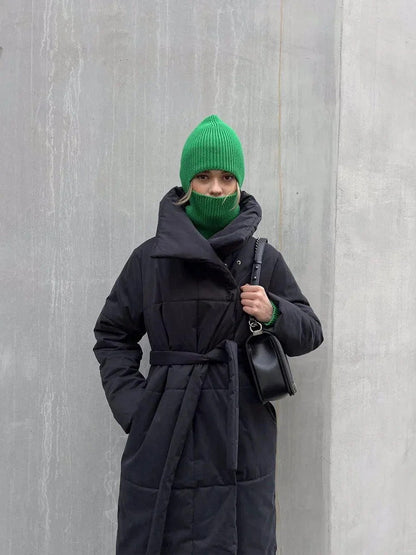 JULIE - LONG COAT - HIGH COLLAR