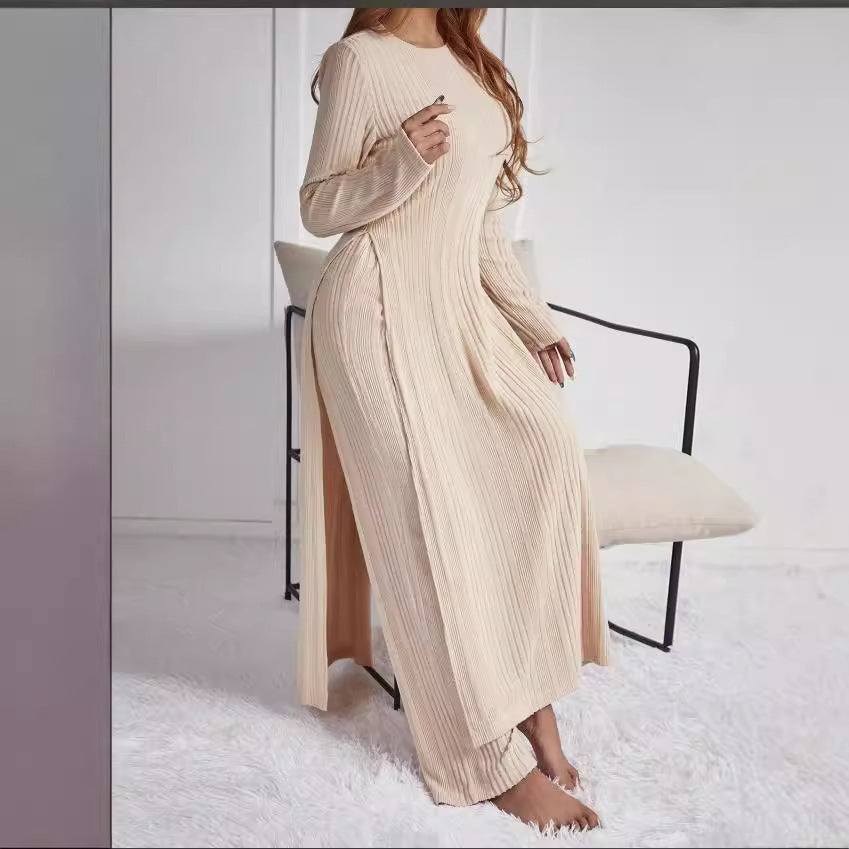 CORINNE – Ribbed lounge set