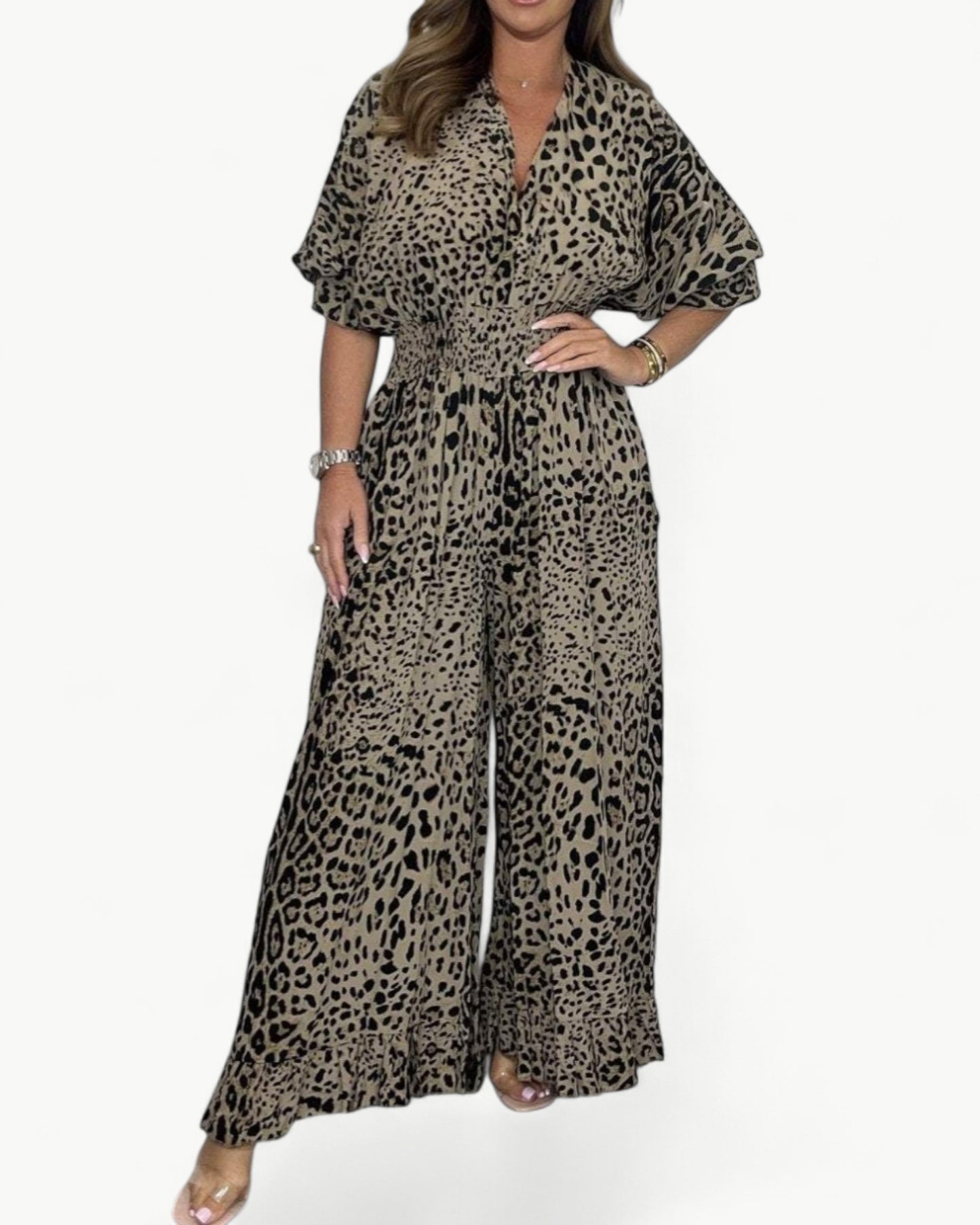 LOÏS – Leopard casual jumpsuit