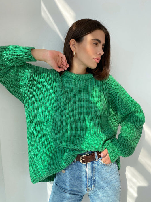 WILMA – Chunky Knit Oversized Sweater | Soft and Relaxed in Pastel