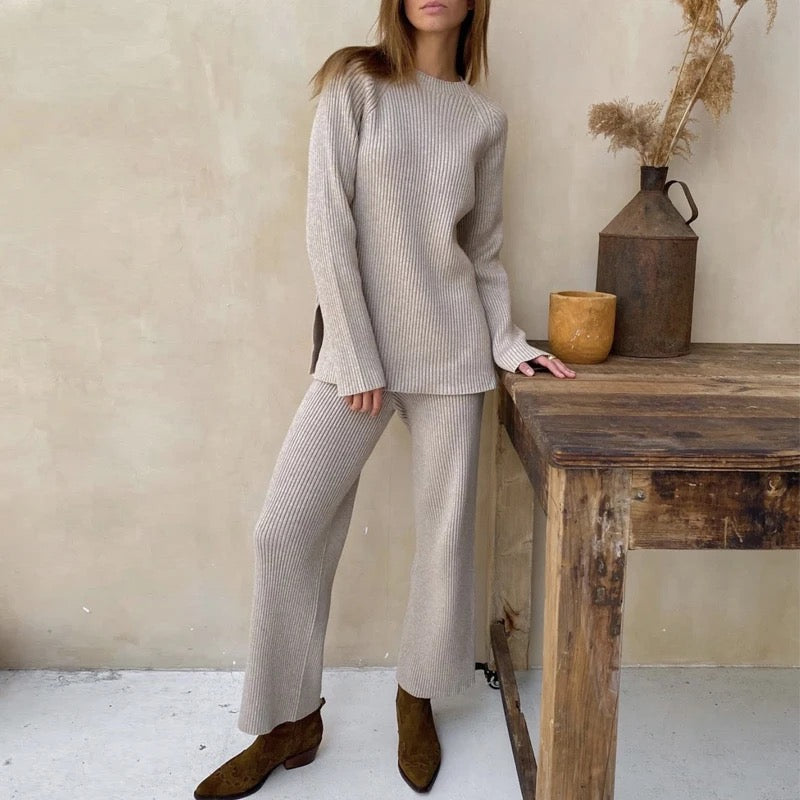 SOFIA - RIBBED - 2-PIECE SET
