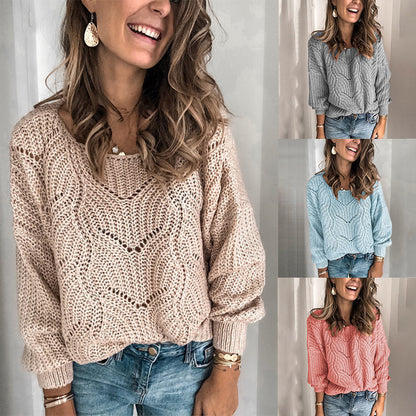 JILL – Round neck knitted pullover