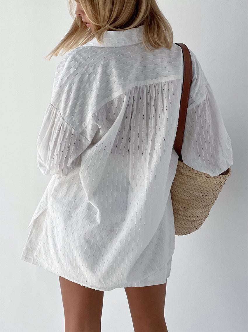 ELENA – Light & stylish 2-piece set | Shirt & shorts