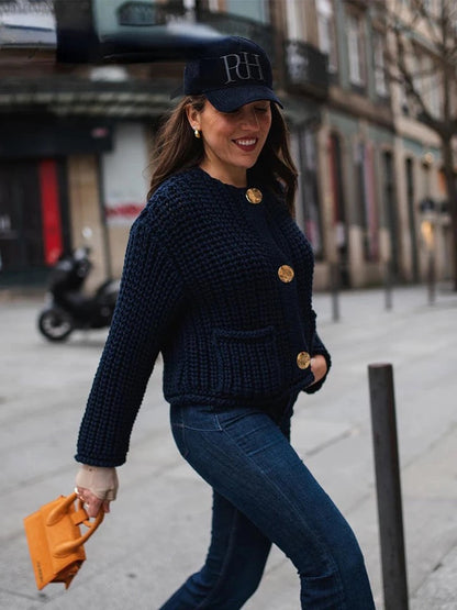 DANIELLA - CHUNKY KNIT - CARDIGAN