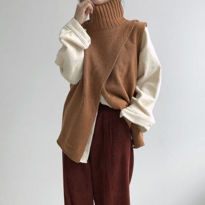 ESTER - KNITTED - POLO VEST