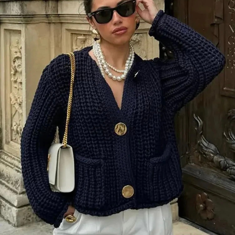 DANIELLA - CHUNKY KNIT - CARDIGAN