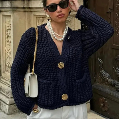 DANIELLA - CHUNKY KNIT - CARDIGAN