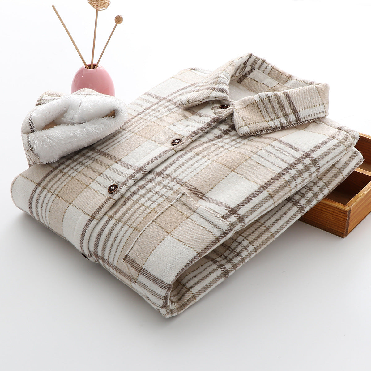 GRETA - Padded Flannel Shirt