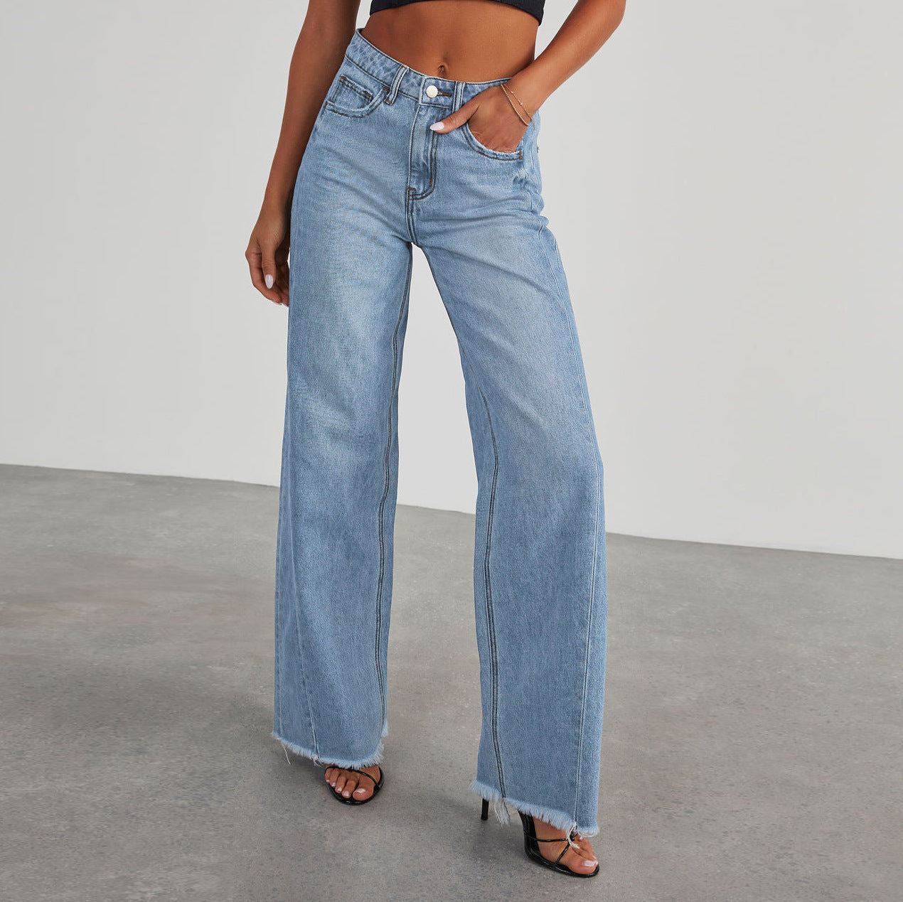JOHANNA - HIGH, WIDE & STRAIGHT - JEANS
