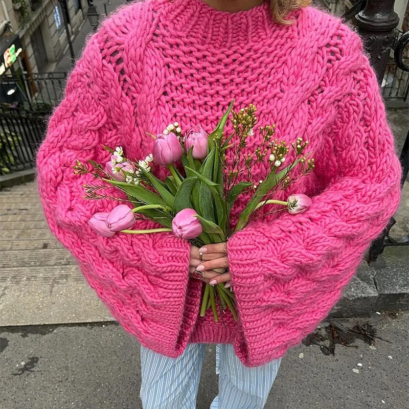 MAJA - EXCLUSIVE OVERSIZED & KNITTED - SWEATER