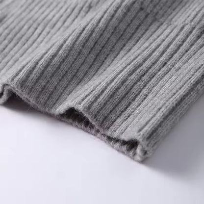 GABRIELLE – Casual zip knit sweater