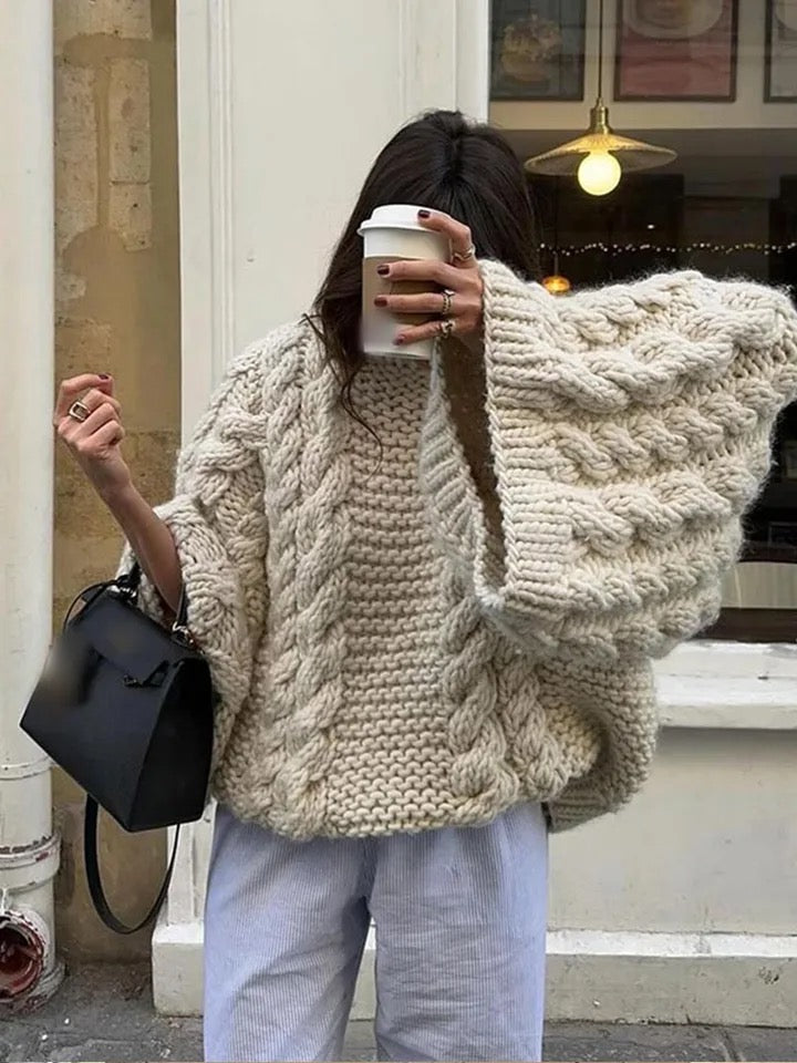 MAJA - EXCLUSIVE OVERSIZED & KNITTED - SWEATER