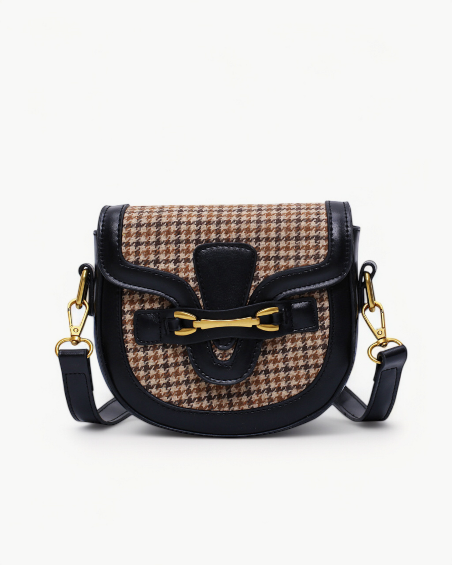 SALLY - LEOPARD | HOUNDSTOOTH - HANDBAG