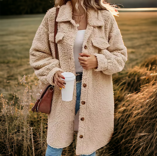 CLARA - AUTUMN & WINTER COAT - TEDDY