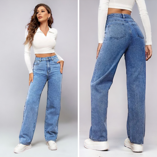 LOUISE - HIGH & STRAIGHT - JEANS