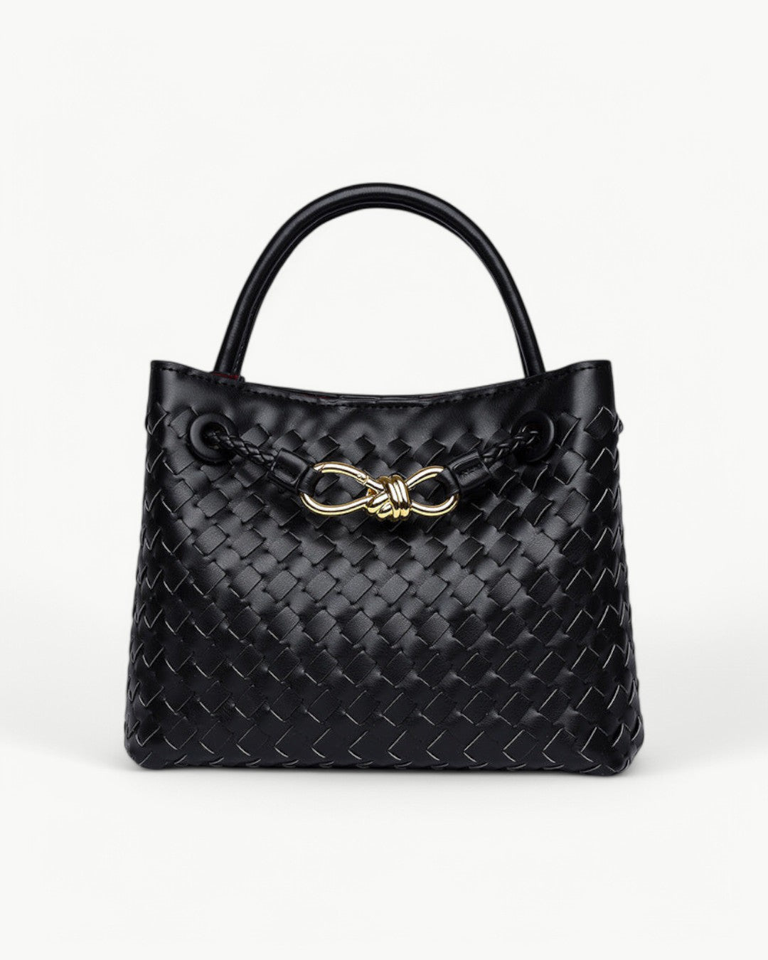 ESMÉE – Woven Handbag with Shoulder Strap | Sleek and Timeless Design