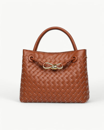 ESMÉE – Woven Handbag with Shoulder Strap | Sleek and Timeless Design