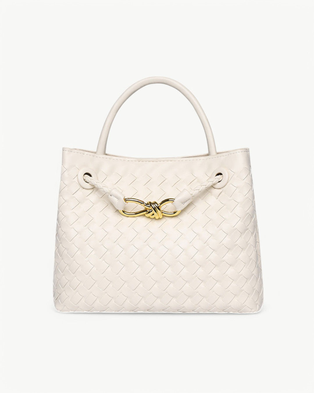 ESMÉE – Woven Handbag with Shoulder Strap | Sleek and Timeless Design
