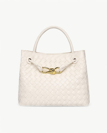 ESMÉE – Woven Handbag with Shoulder Strap | Sleek and Timeless Design