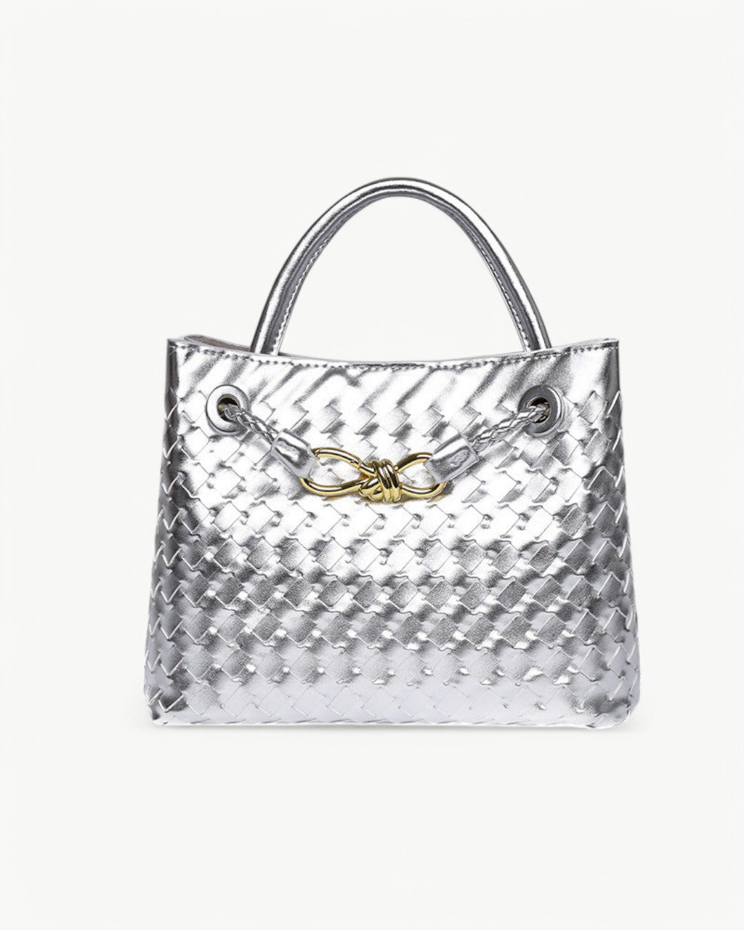 ESMÉE – Woven Handbag with Shoulder Strap | Sleek and Timeless Design