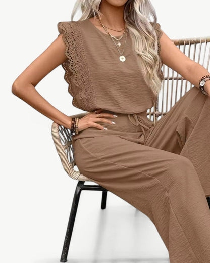 CELESTE – 2-piece set with lace details – Light and summery