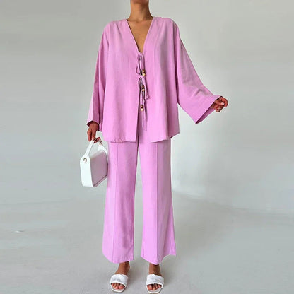 LOLA – 2-piece set with tunic and pants | Airy and relaxed