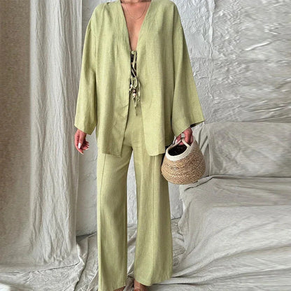 LOLA – 2-piece set with tunic and pants | Airy and relaxed
