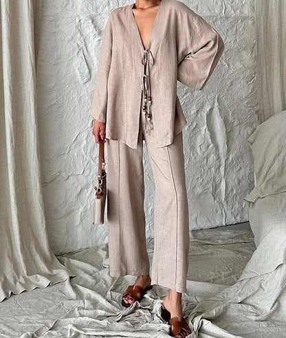 LOLA – 2-piece set with tunic and pants | Airy and relaxed