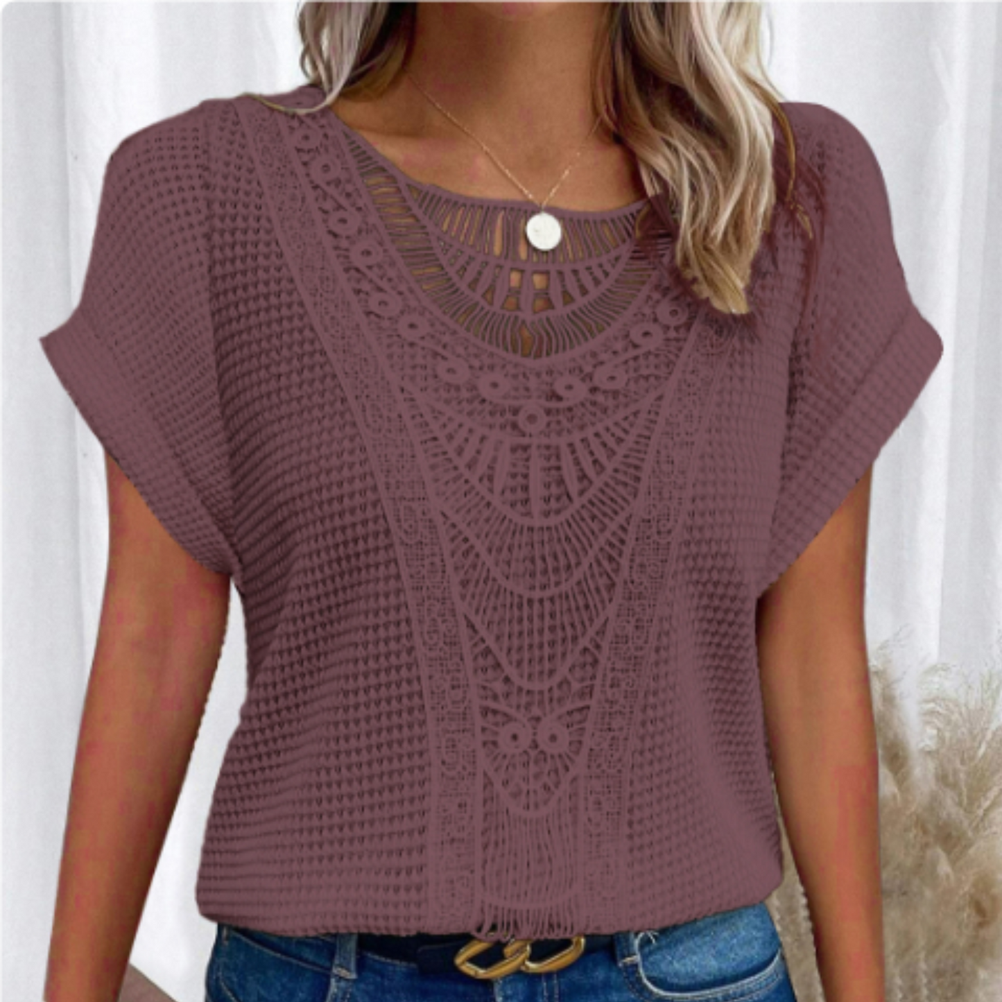 VERA - CROCHETED - TOP