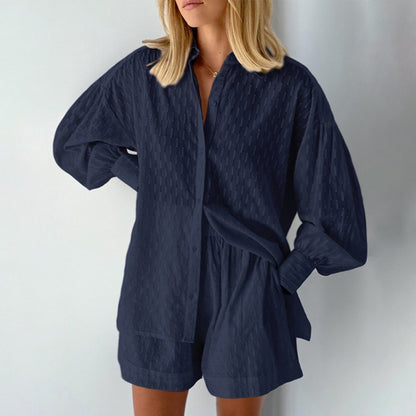 ELENA – Light & stylish 2-piece set | Shirt & shorts