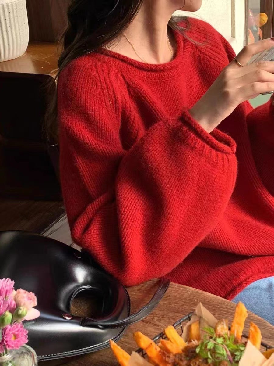 ADA - 100% WOOL - KNITTED - SWEATER