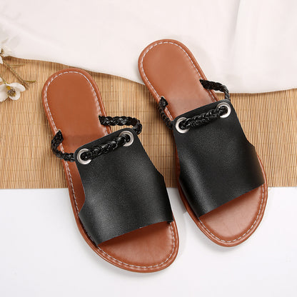 HAILEY – Braided slip-on sandals