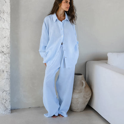 TINA – Loose shirt and pants set