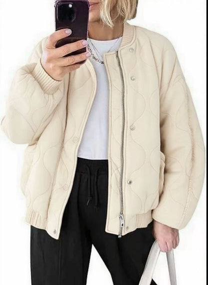 WENDY – Quilted Bomber Jacket