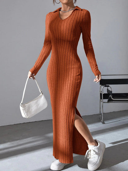 AMINA - KNITTED & SLIM - DRESS