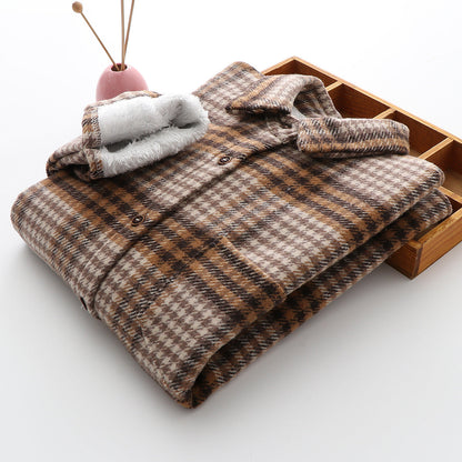 GRETA - Padded Flannel Shirt